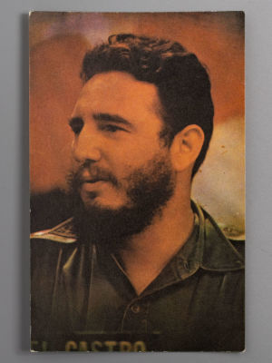 [Автограф] Фидель Кастро с его автографом. Открытка. 1962 г. 1254. Размер 8,9х14 см. 
Общее 
