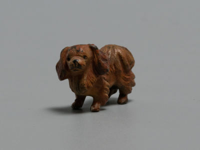 Венская бронза. Хин маленький, в стойке. Австрия, Вена. XIX в. Размер 28х15х19 мм. Без 