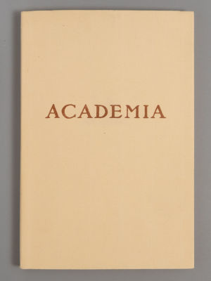 ACADEMIA. 1922-1937. Выставка изданий и книжной графики. М., 1980. &laquo;ACADEMIA&raquo;. 1922-1937. 