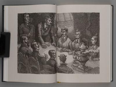 [Экз. №35. Офорт М. Гавричкова] Достоевский Ф. М. Бесы. В 2-х томах. СПб.: Вита Нова, 2015. Дост 