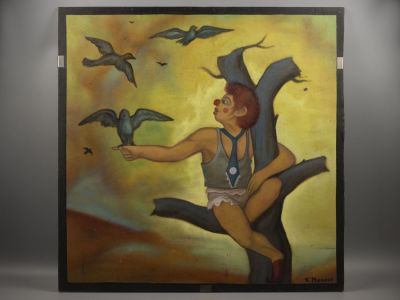 [Собственность художника] Миллер К. Разговор с птицами. Серия &laquo;Клоуны&raquo;. + календарь (2009) 