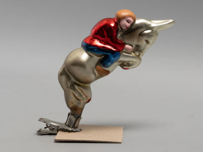 Елочная игрушка. &laquo;Конёк-Горбунок&raquo;. Стекло, роспись. Артель &laquo;Культигрушка&raquo;. СССР. 1950–1960-е гг. 