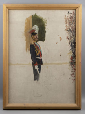 [Коллекция худ. К. Иванова.] Липгарт Э. Портрет Великого Князя Петра Николаевича. Этюд. XIX в. 