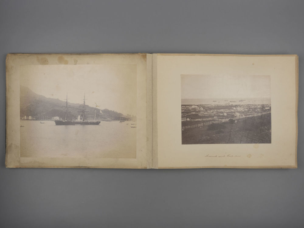 Клипер "Крейсер". Кругосветное путешествие. Альбом с фотографиями. 1880-1890-е гг. Всего 18 