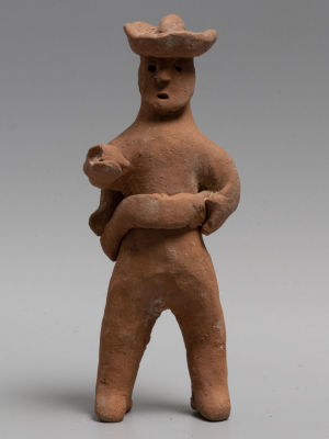 [Коллекция А.М.Бьянки] Авт. У. Бабкина. Каргопольский промысел &laquo;Мужик с поясом&raquo;. Глина без 