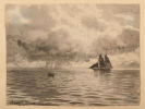 Бенуа А. Н. Дождь на море. 1920. Акварель, бумага. Размер 21х27,5 см. Подпись в левом нижнем Изображение - 1