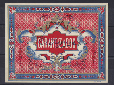 Этикетка Кубинские сигары. Э27 Размеры 8,0х10,3 см. Хорошее состояние.