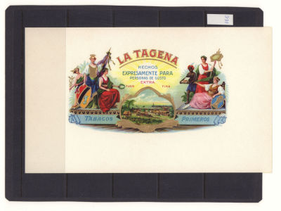 Этикетка Кубинские сигары. Э31 Размеры 15,5х26,4 см. Хорошее состояние.