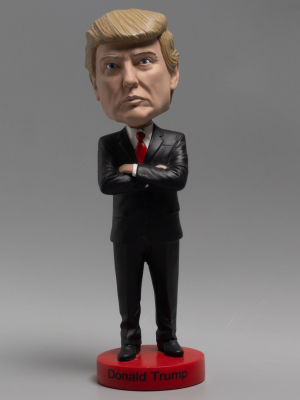 Дональд Трамп. Коллекционная фигурка-болванчик. Прорезиненный пластик. Royal Bobbles. США. 2016 г. 