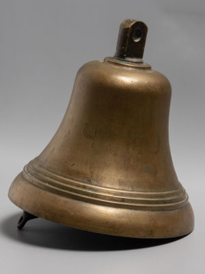 Рында с корабля &laquo;Чукотка&raquo;. Бронза. СССР 1958 г. Размеры: высота 21 см., диаметр 20 см. 