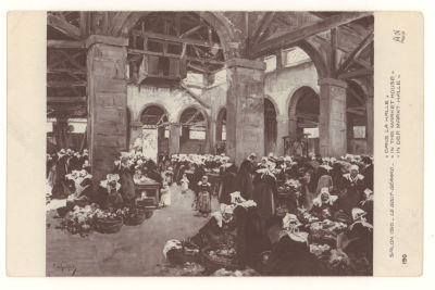 В рыночном зале. Худ. Гоут-Герард. Живопись. Парижский салон, 1910г. 190. Открытка. Начало ХХв. 