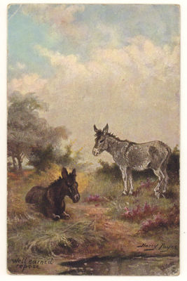 Заслуженный отдых. Живопись. Подпись автора. Цветная открытка. Начало ХХв. 3620 "Oilette". 