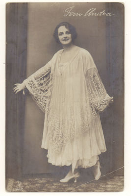 Ферн Андра. Киноактриса. США. Мода. Наряд. Открытка. Начало ХХв. 3724 Film-Sterne. 142/3. 