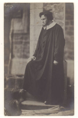 В.И.Качалов. Артист драмы (Бранд). Открытка. Начало ХХв. 3725 Размеры 8,6х13,8 см. Имеются 