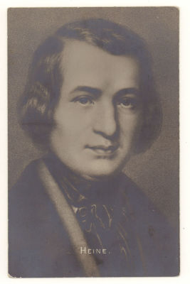 Гейне. Живопись. Открытка. Начало ХХв. 3749 Размеры 8,8х13,9 см. Имеются пятна на обороте. 