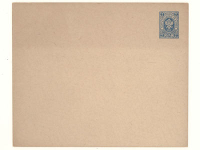 Почтовый маркированный конверт Российской Империи. Второй выпуск. 1889-1890 гг. 7 к. Кат. 