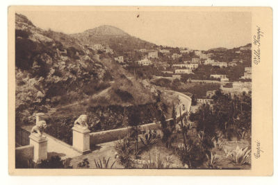 Капри. Вилла Крупп. Открытка. Начало ХХ в. П-15 F &amp; C 304. Размеры 14,0х9,0 см. Прошла 