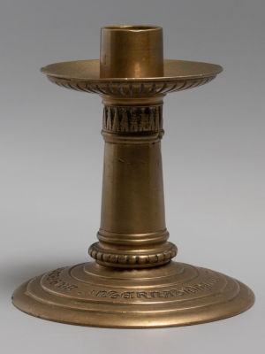 [Восточный экспресс] Подсвечник на одну свечу. Бронза. Сompagnie internationale des. Бельгия. 