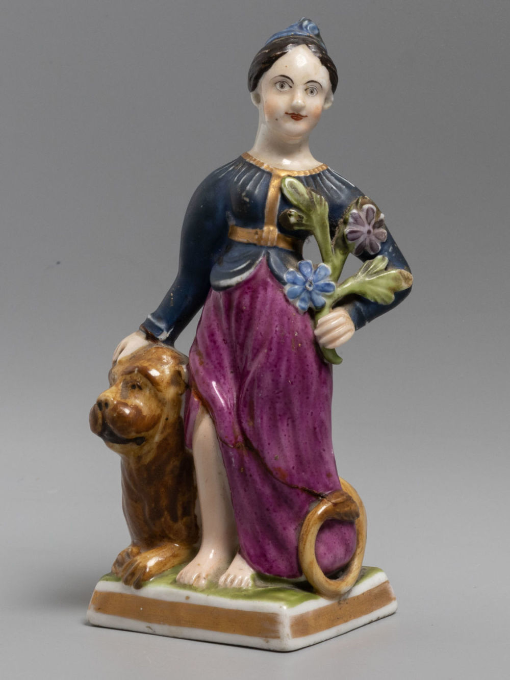 З-д бр. Новых. Аллегория &laquo;Африка&raquo;. Статуэтка. Фарфор, роспись. Первая треть XIX в. Размер: 