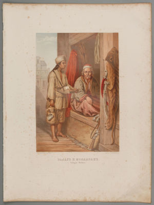 Валах и Молдован. Народности России. Хромолитография. 1861 г. Хромолитография из книги &laquo;Peupels 