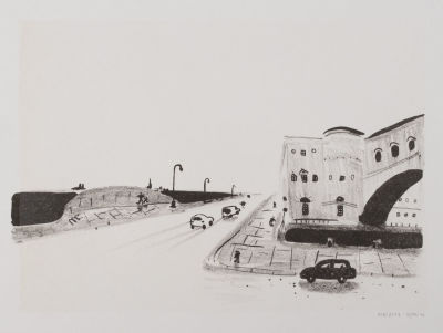 Маракулина А. Эрмитажный театр. Из серии &laquo;Петербург зодчего Кваренги&raquo;. 2017. Бумага 