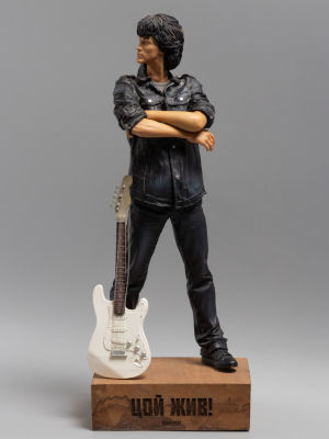 Цой жив! Статуэтка. Лимитированный выпуск. В родном футляре. Пластик. Moroz records. Коллекционн 