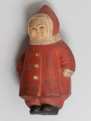 Игрушка. "Укутыш" резина, пищалка. "Красный треугольник" 1930-е гг. Высота 8 см. Клейма. Резина 