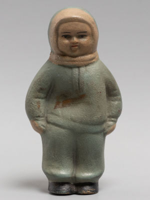 Игрушка. "Укутыш" резина, пищалка. "Красный треугольник" 1930-е гг. Высота 8 см. Клейма. Резина 