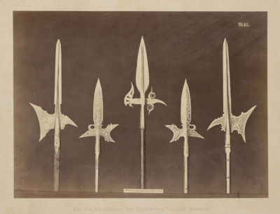 Пики. Из Баварского национального музея. Фотография. Вторая половина XIX века. Размер 32х47 см. 