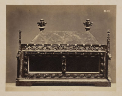 Реликварий (1460-1480). Из Баварского национального музея. Фотография. Вторая половина XIX 