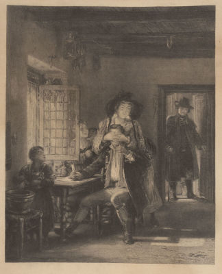 [Редкость] Wilkie D. (по оригиналу), Greatbach W. (гравер). &laquo;Guess my name&raquo; (Угадай кто?). 