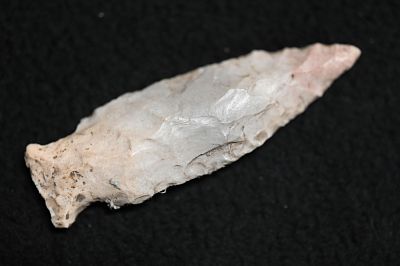 2 3/4" Matanzas Arrowhead Found in Adams Co. Illinois. Condition: Authentic