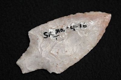 3 3/16" Dickson Arrowhead Found in Saline Co. Missouri. Condition: Authentic