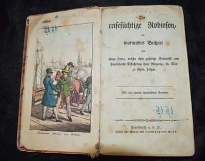 1830 The Travel-Addicted Robinson - German 1st Edition. The Travel-Addicted Robinson, a 
