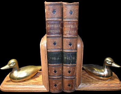 1855 The Life of Samuel Johnson; Including a Journal of a Tour to the Hebrides. The Life of 