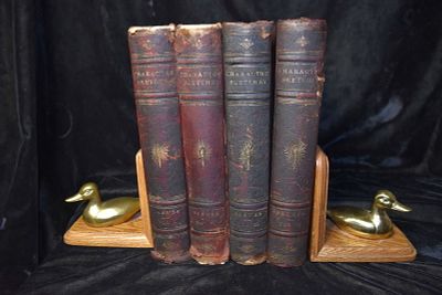 1892 Character Sketches of Romance, Fiction and Drama Volumes I thru IV. Character Sketches of 