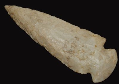 3 1/2" Dovetail found in Fulton County, Illinois by Dean Downing Condition: Authentic