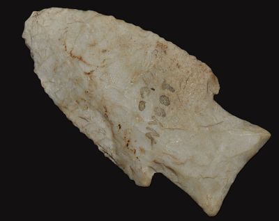 2 1/2" Hardin found in Logan County, Missouri by Dean Downing Condition: Authentic