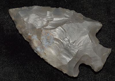 2 3/4" Indiana Hornstone Wade Arrowhead found in Clark County, Indiana. Ex Donald Kohler 