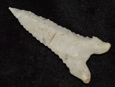 Finely Made 2 9/16" Fluted Dalton found in Lincoln County, Mo w/ Keele COA. Finely Made 2 9/16" 