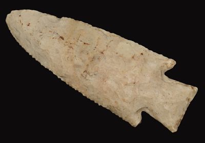 4 1/8" Hardin found in Lincoln County, Missouri. Very nice example of the type. Excellent 