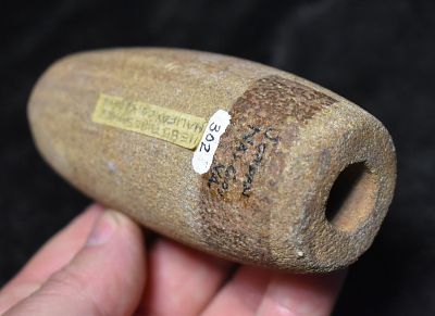 4 1/8" Tube Pipe found in Halifax County, Virginia - James Shield Collection. 4 1/8" Tube Pipe 