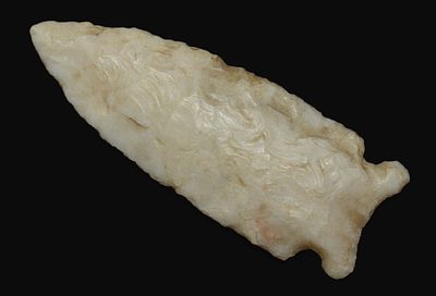 2 1/16" Robinson Arrowhead found in East Central Missouri. Ex Patrick Reigns &amp; Jeff Gower 