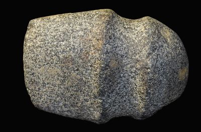 Large 3/4 Groove Porphyry Axe found in Woodford County, Illinois. This axe would have been used 