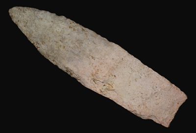 4 1/4" Sedalia Found in Benton County, Missouri. Ex Dr Thomas Hoyne Collection Condition: 
