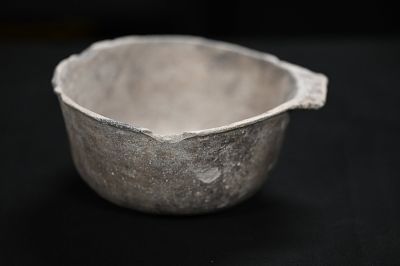 Mississippian Culture Pottery Effigy Form Spouted Vessel, Arkansas Region. Authentic 