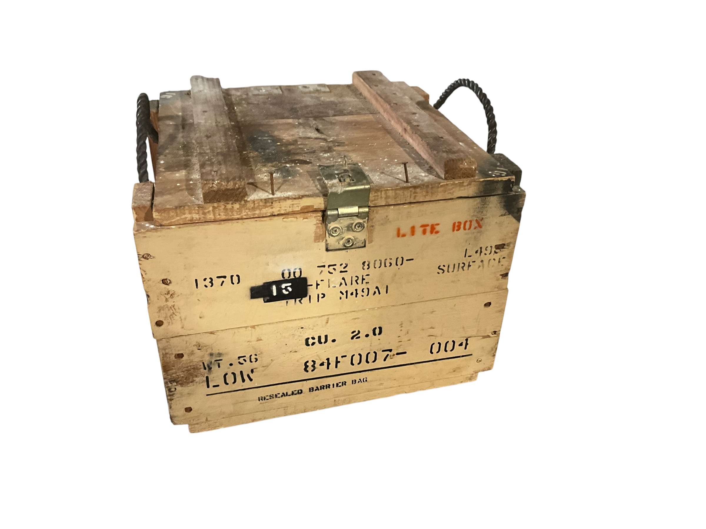 Vintage Military Ammunition Crate
