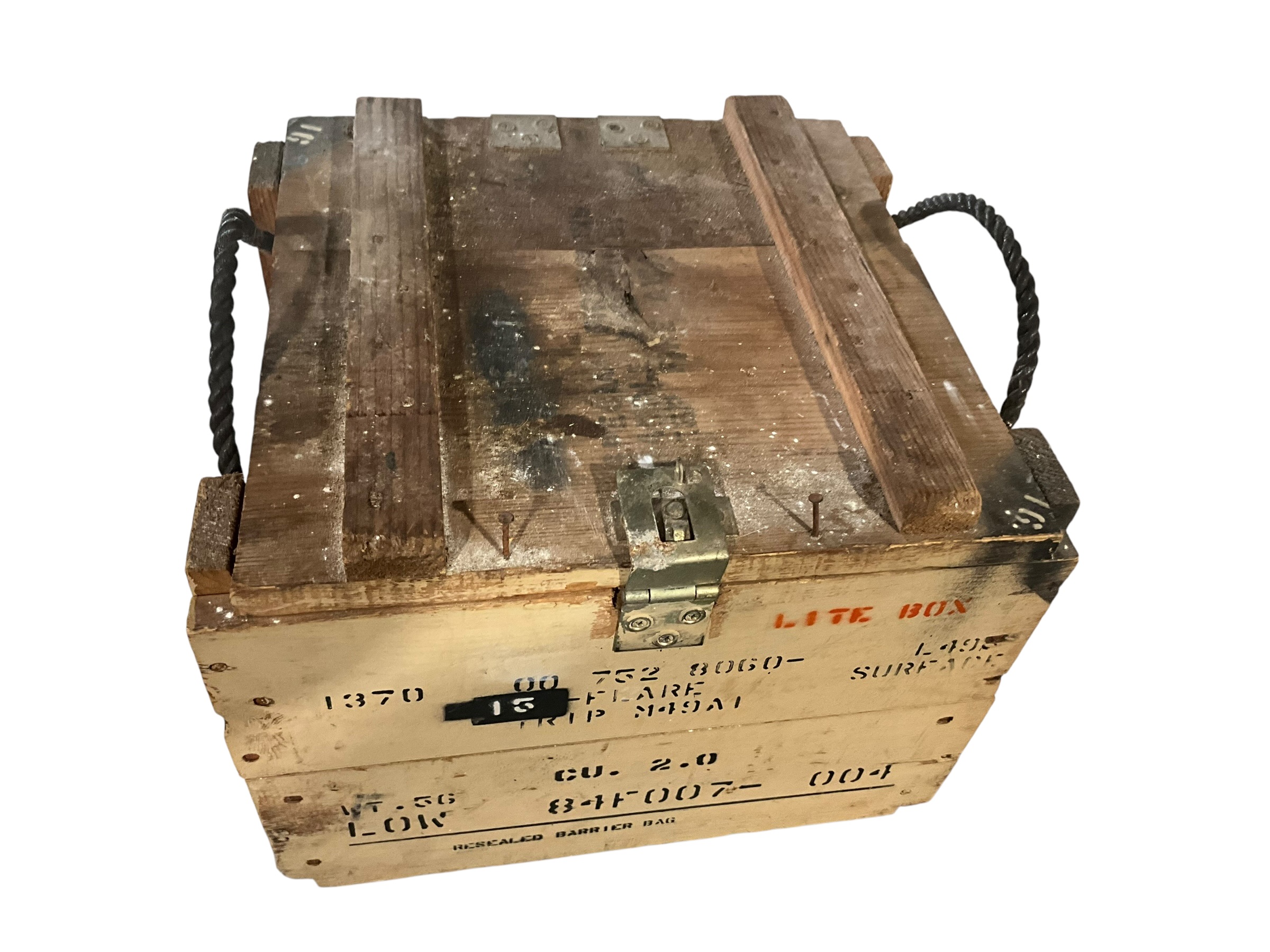 Vintage Military Ammunition Crate