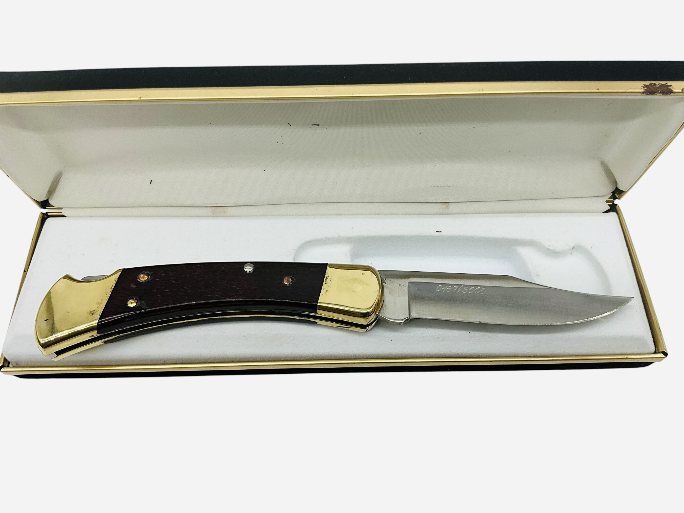 Buck 110U Harley Davidson Pocket Knife