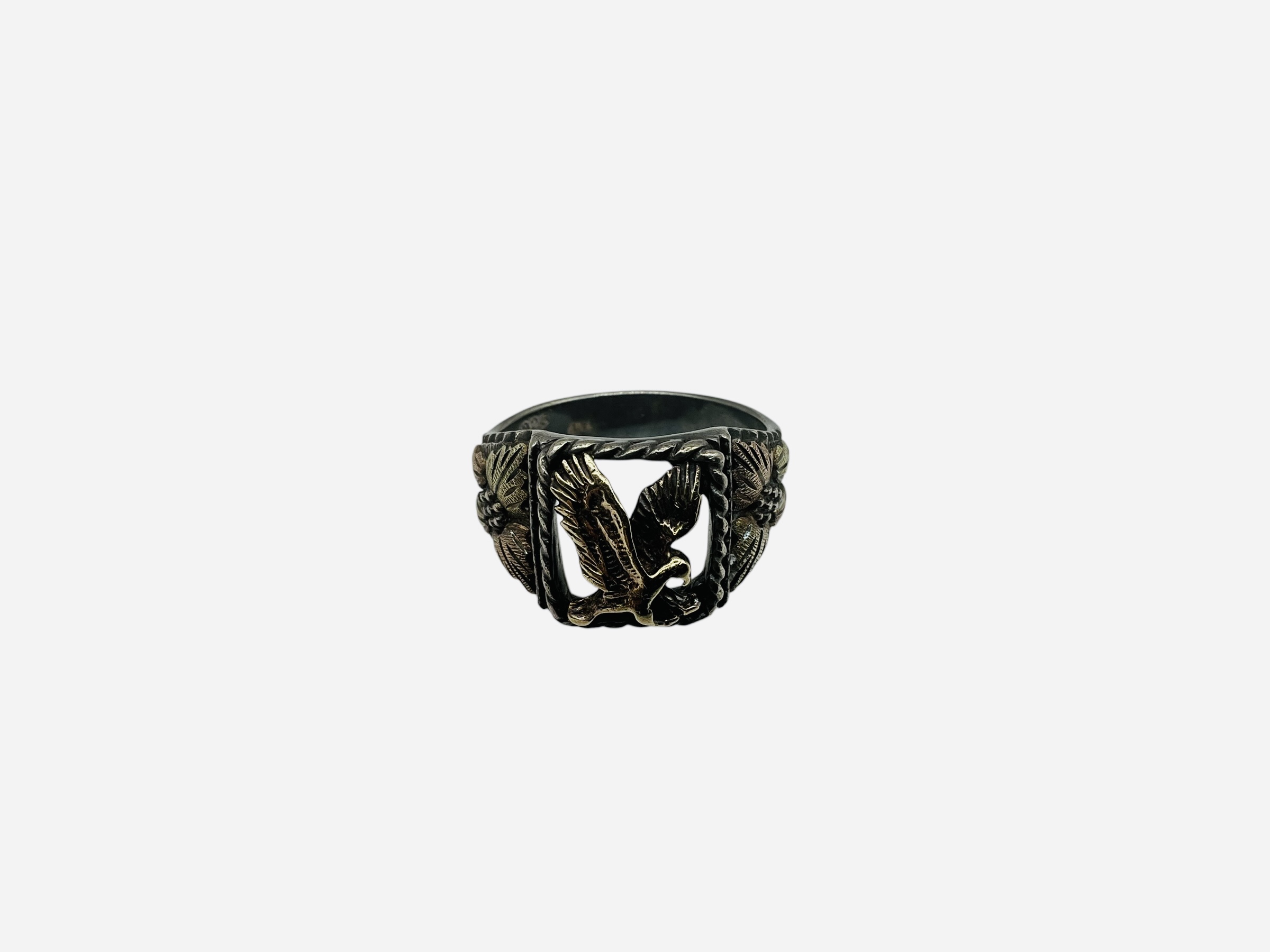 Sterling Silver American Eagle Ring
